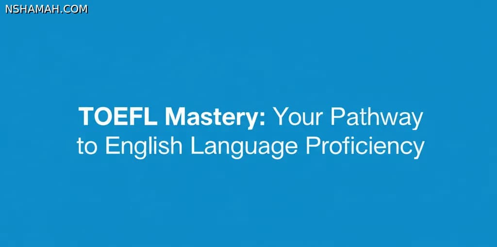 TOEFL Mastery: Your Pathway to English Language Proficiency