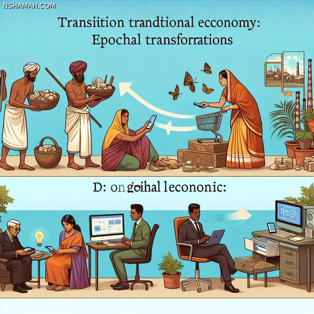 من الاقتصاد التقليدي إلى الاقتصاد الرقمي: تحولات العصر من الاقتصاد التقليدي إلى الاقتصاد الرقمي: تحولات العصر