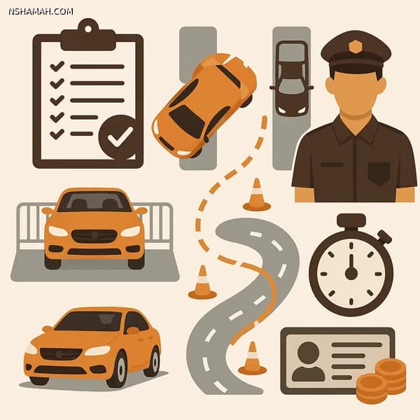 الدليل الشامل لاجتياز الاختبار العملي لرخصة القيادة في السعودية: كل ما تحتاج معرفته خطوة بخطوة الدليل الشامل لاجتياز الاختبار العملي لرخصة القيادة في السعودية: كل ما تحتاج معرفته خطوة بخطوة