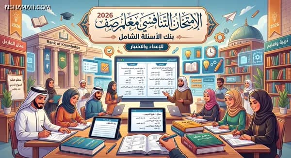 الامتحان التنافسي معلم صف 2026